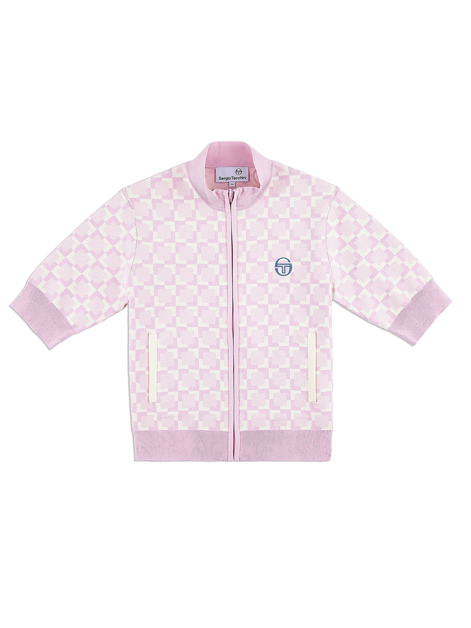 Women | Leila Short Sleeve Track Jacket | Pale Mauve