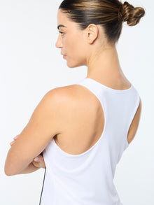 Women | Tessa Scoop Neck Tank | Brilliant White