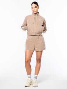 Women | Pippa Track Jacket | Taupe Grey