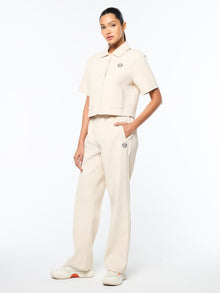 Women | Mia Cropped Shirt | Fog