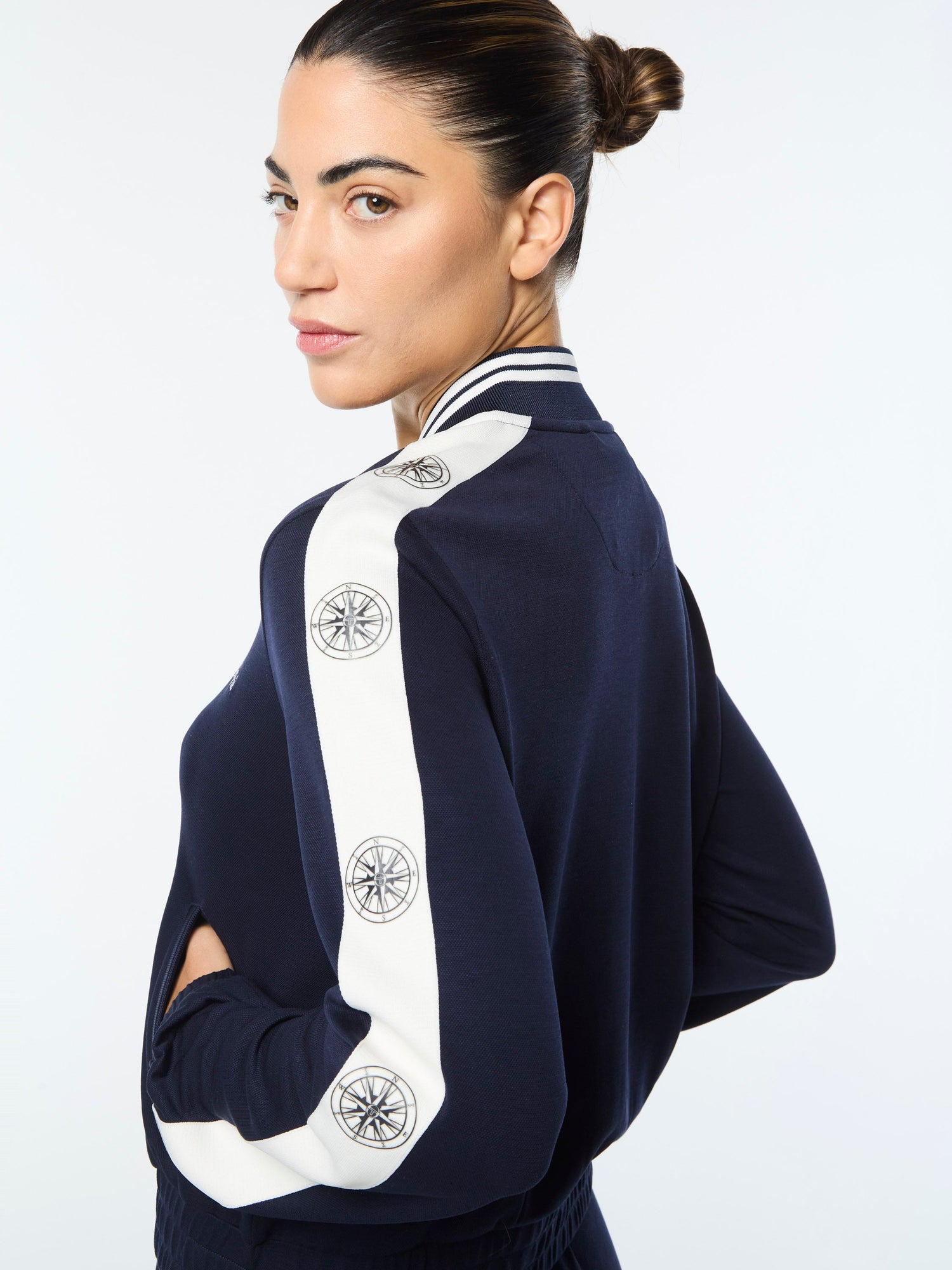 Women | Bussola Track Jacket | Maritime Blue