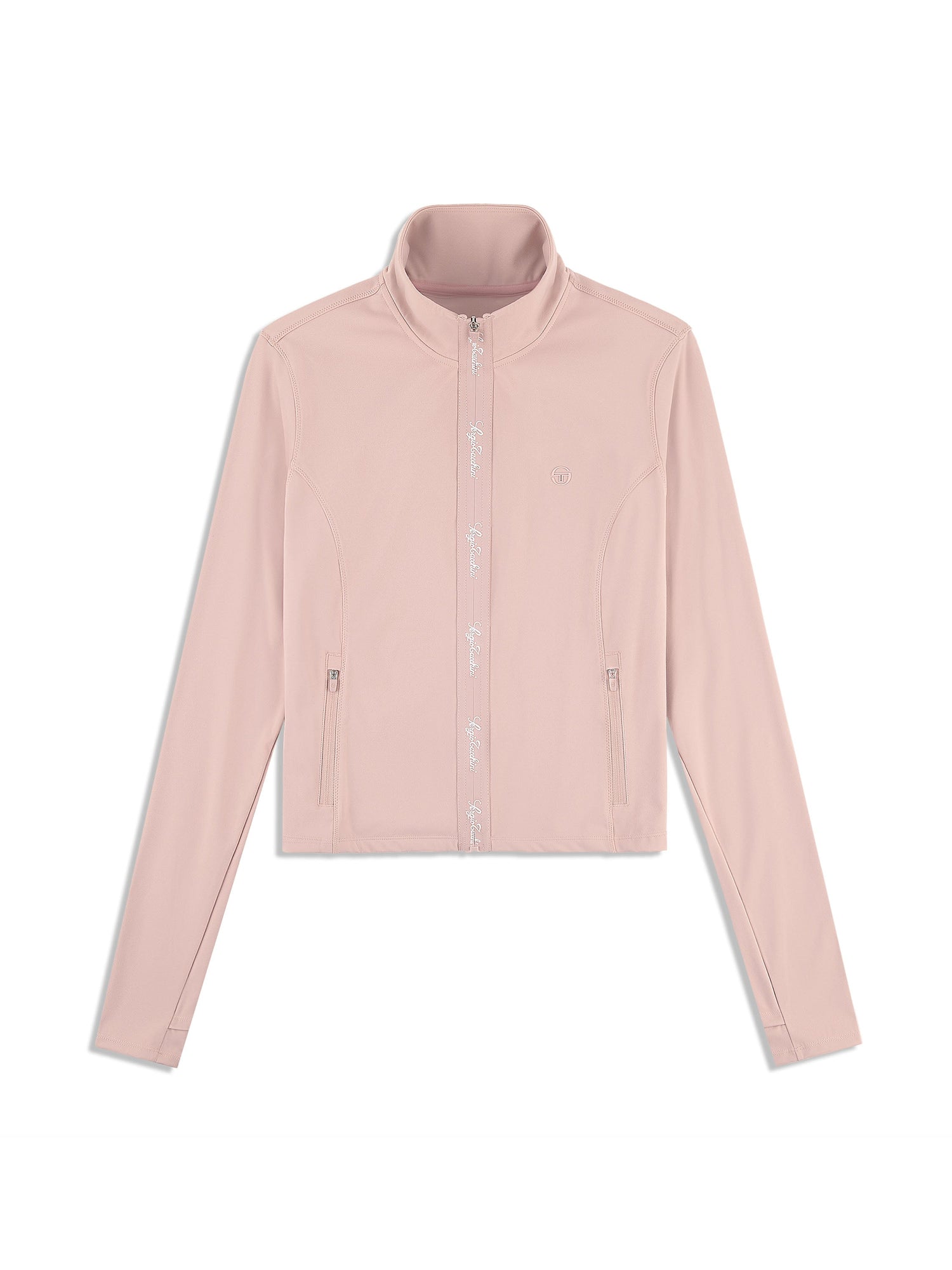 Women | Delfina Contour Track Jacket | Pale Mauve