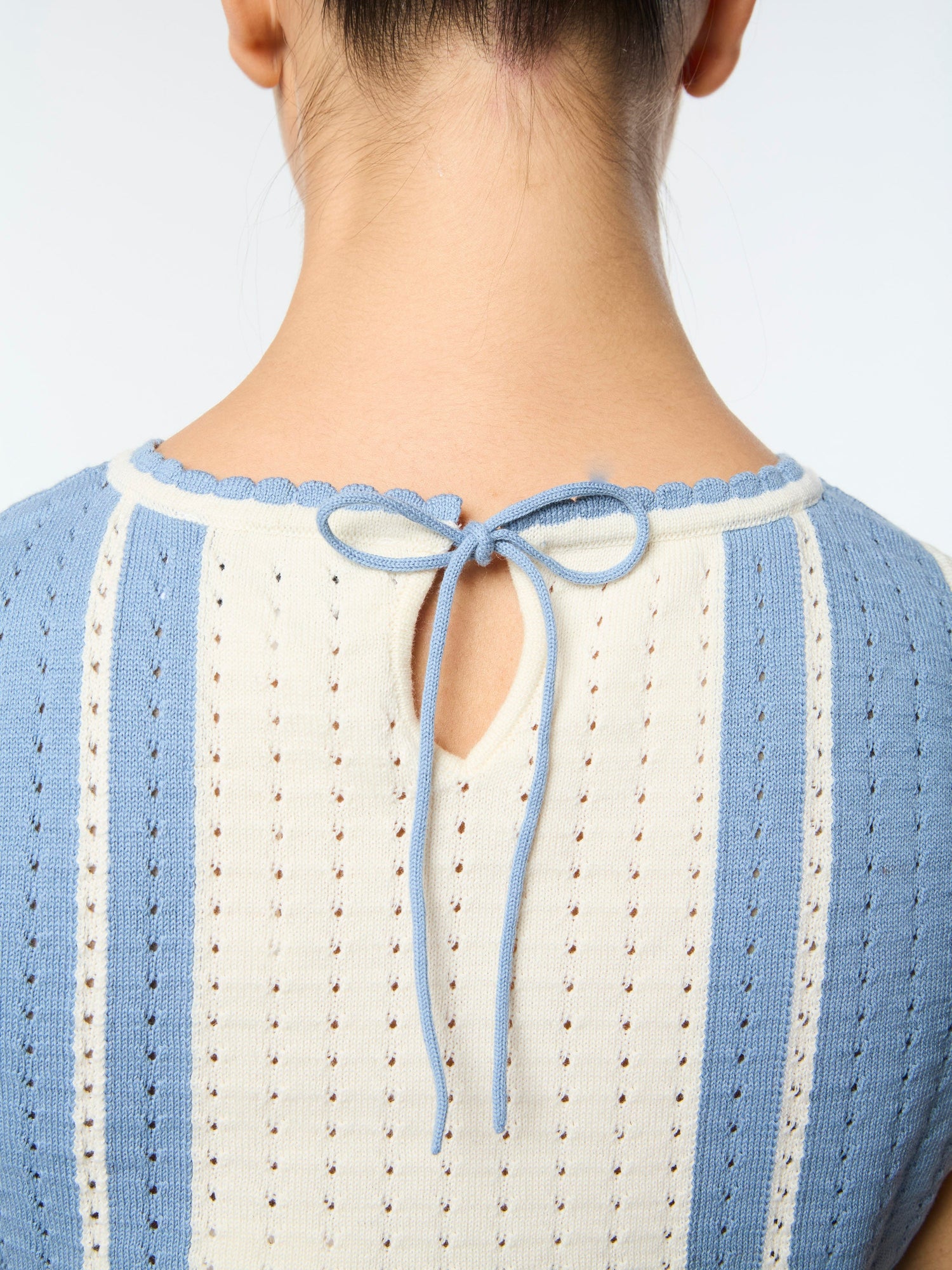 Women | Zola Knit Top | Faded Denim