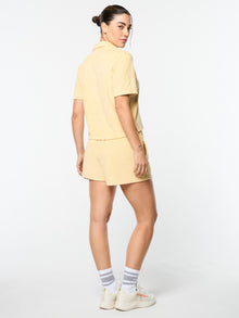 Women | Edda Cropped Shirt | Straw