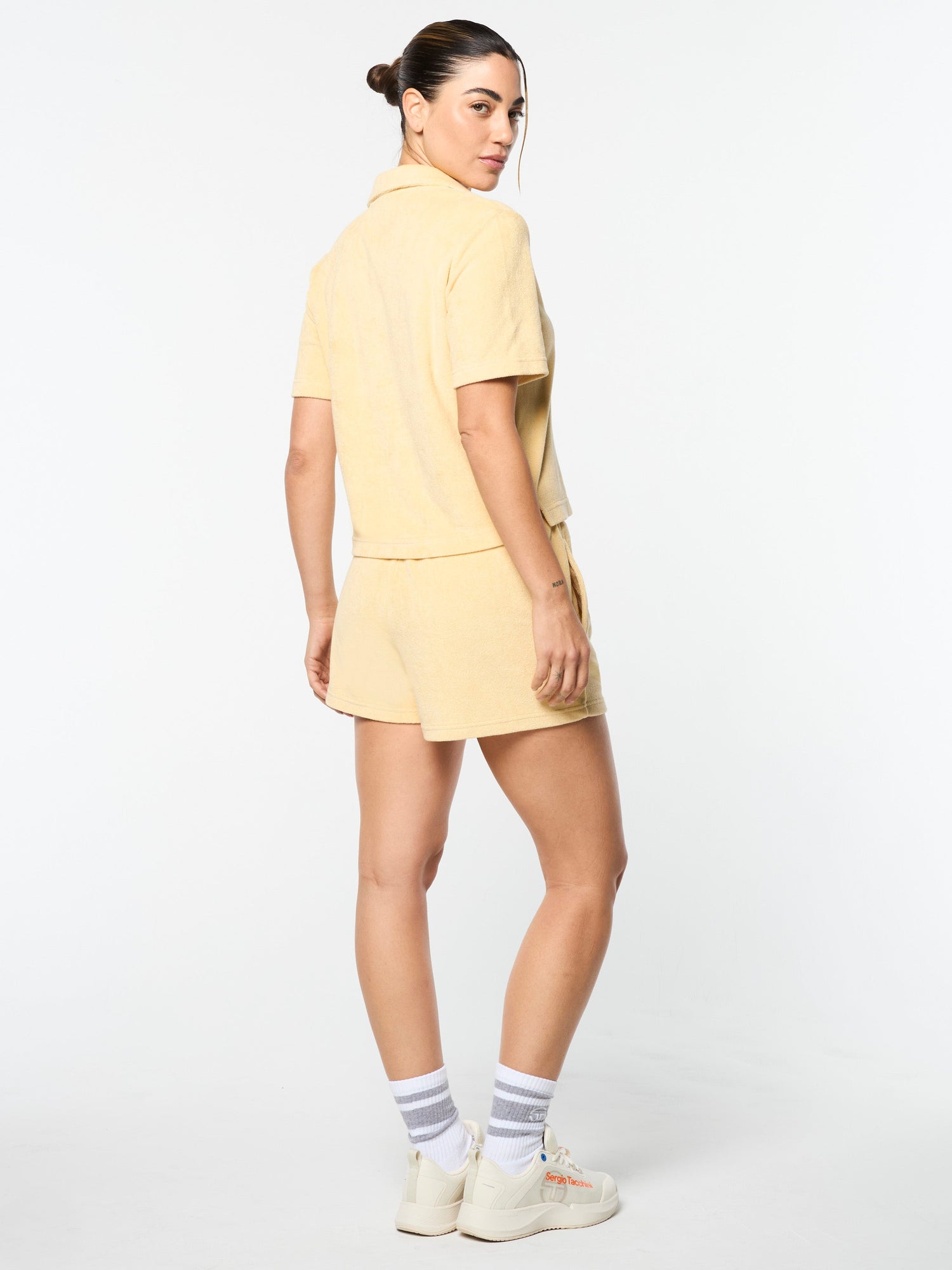 Women | Edda Cropped Shirt | Straw