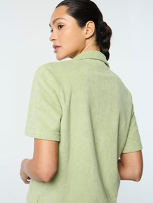 Women | Edda Cropped Shirt | Reseda