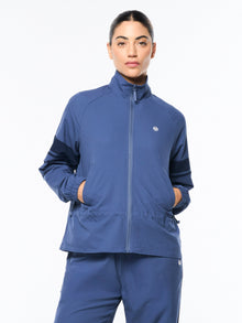 Women | Luna Track Jacket | Blue Indigo
