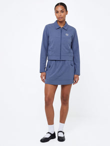 Women | Aria Track Skirt | Blue Indigo