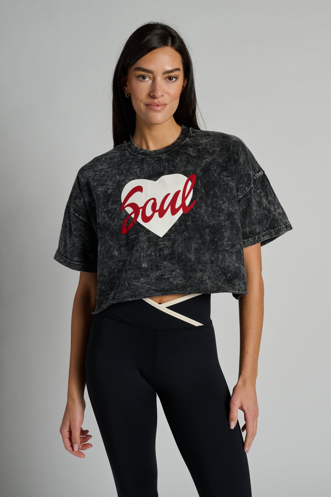 Soul by SoulCycle | Emily Tee | Mineral Wash Black