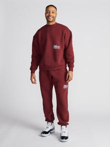 Soul by SoulCycle | Sam  Soul Sport Crew | Maroon