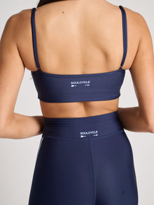 The Upside | Oxford Hutton Scoop Neck Bra | Navy