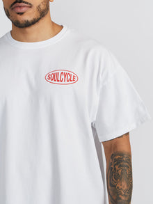 Soul by SoulCycle | Ruby Keep Moving Graphic Tee | Bright White