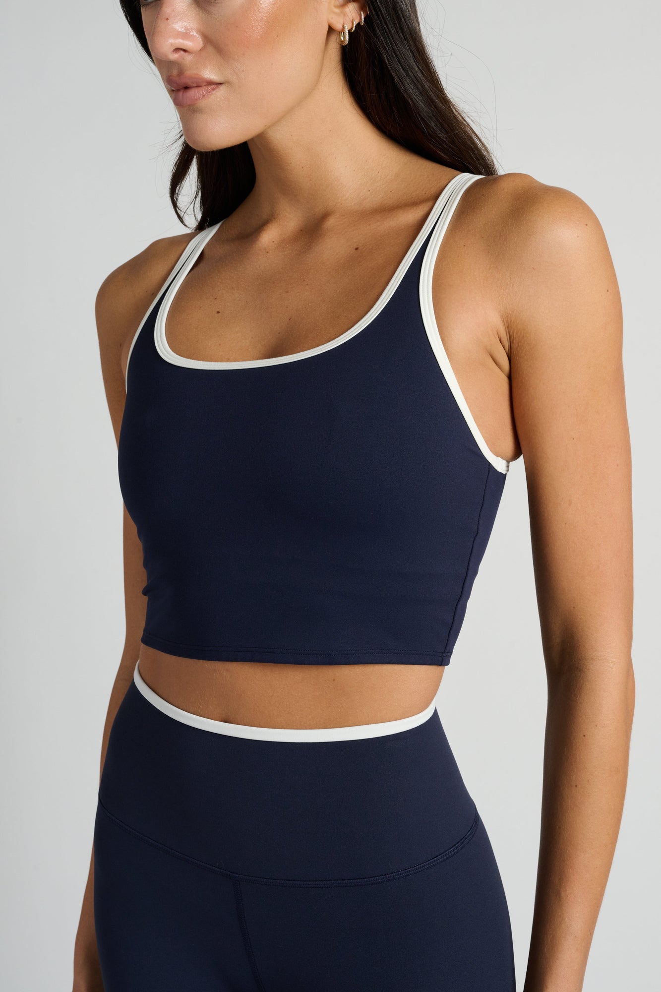 Splits59 | Cait Rigor Bralette | Indigo/White