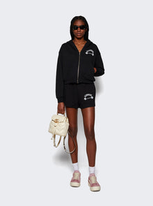 Women | SAINTWOODS | Palm Springs Zip Up Hoodie | Black