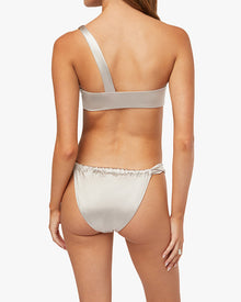 Ruched Asymmetrical Top | Oyster