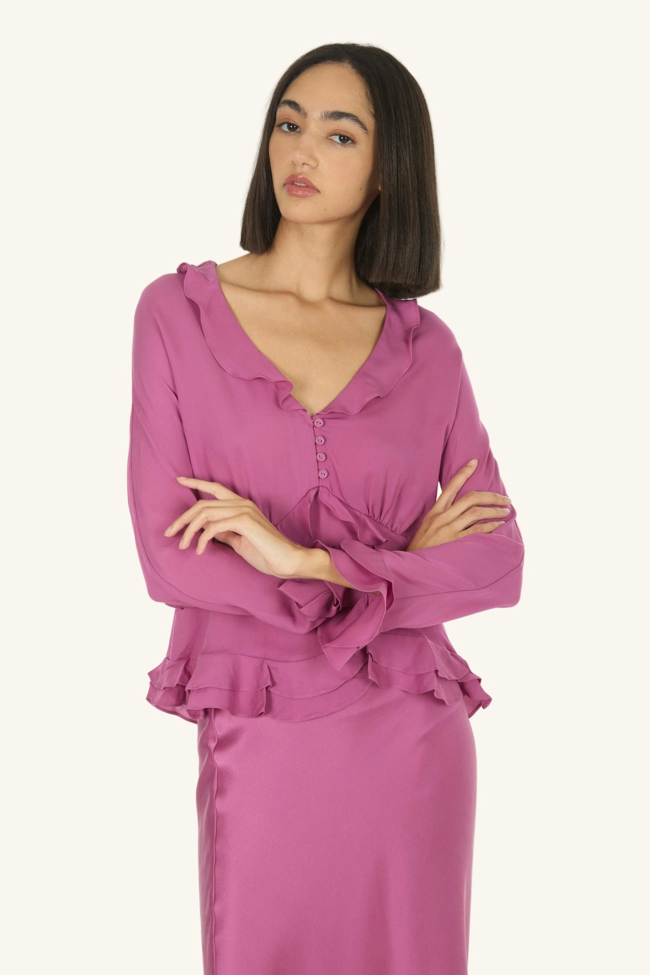 Sander Blouse | Plum