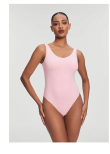 Scoop Back Bodysuit | Ballet Pink