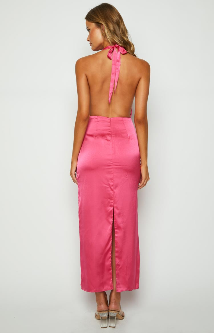 Seattle Halter Formal Dress | Pink