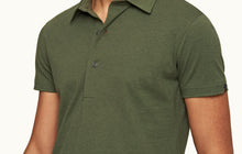 Sebastian Cotton Silk 007 Tailored Fit Short-Sleeve Cotton-Silk Polo Shirt | Thyme