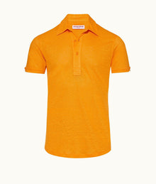 Sebastian Linen Tailored Fit Linen Polo Shirt | Beacon