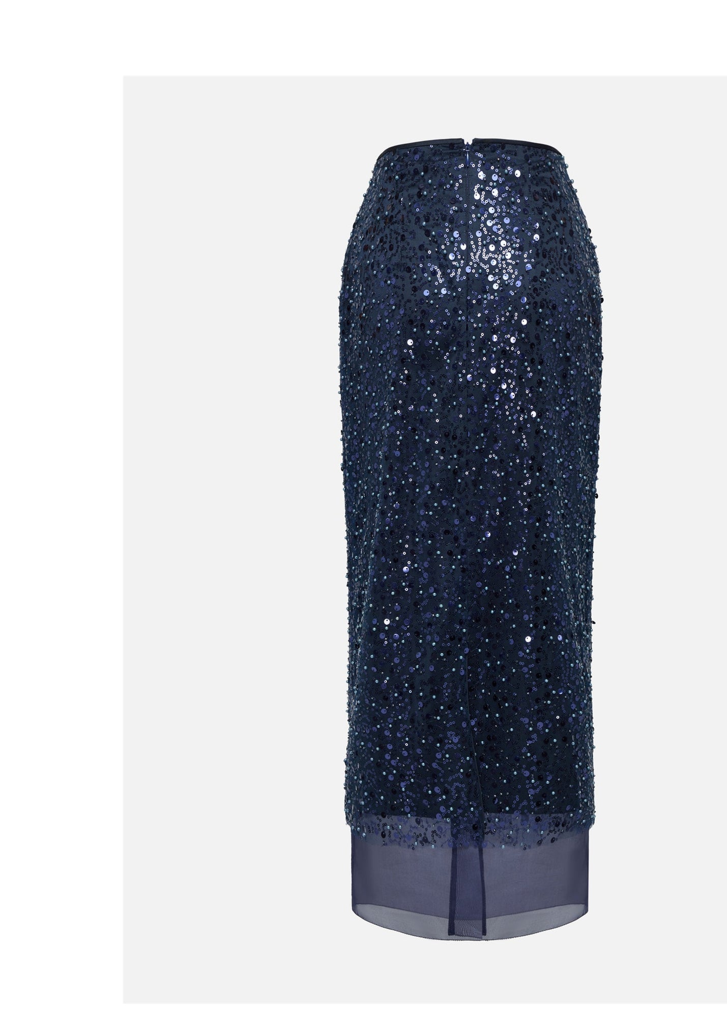Sequin Skirt | Navy