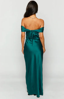 Seraphina Off The Shoulder Maxi Dress | Teal