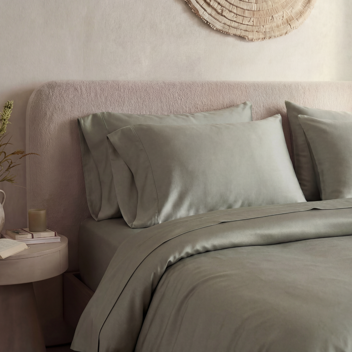 Signature Bamboo Pillowcase Set, Standard | Sage Green | Set of 2