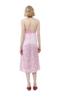Silk Stretch Satin Slip Dress | Bonbon