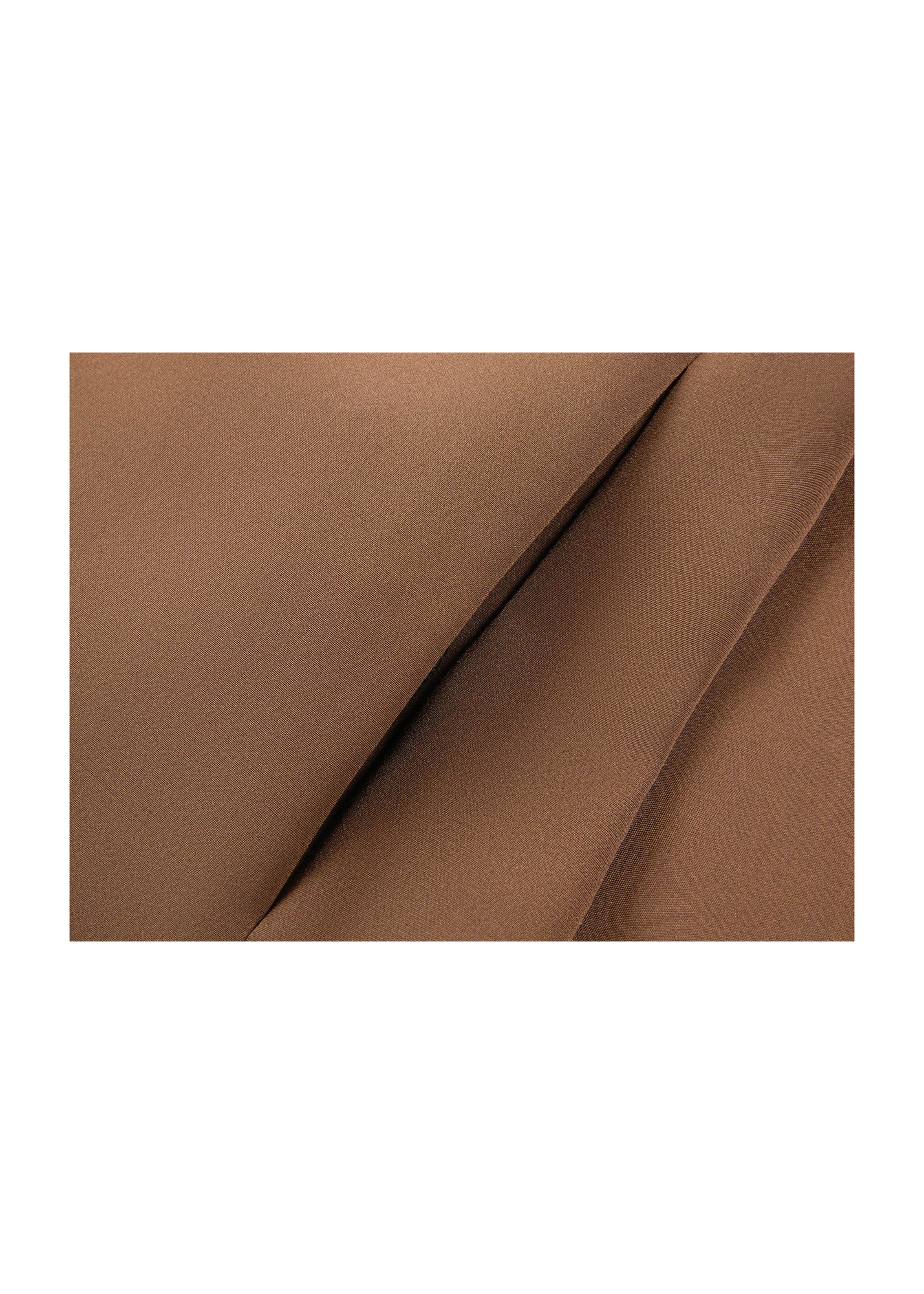 Silk Waist-Fitted Jacket | Brown
