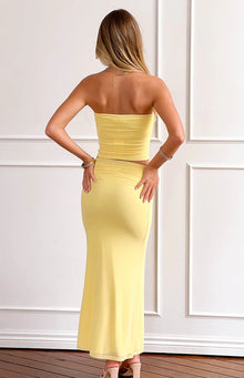 Silvie Maxi Skirt | Yellow