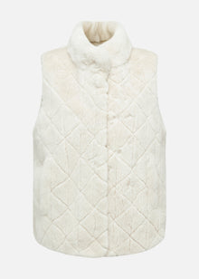 Sleeveless Coat | Beige
