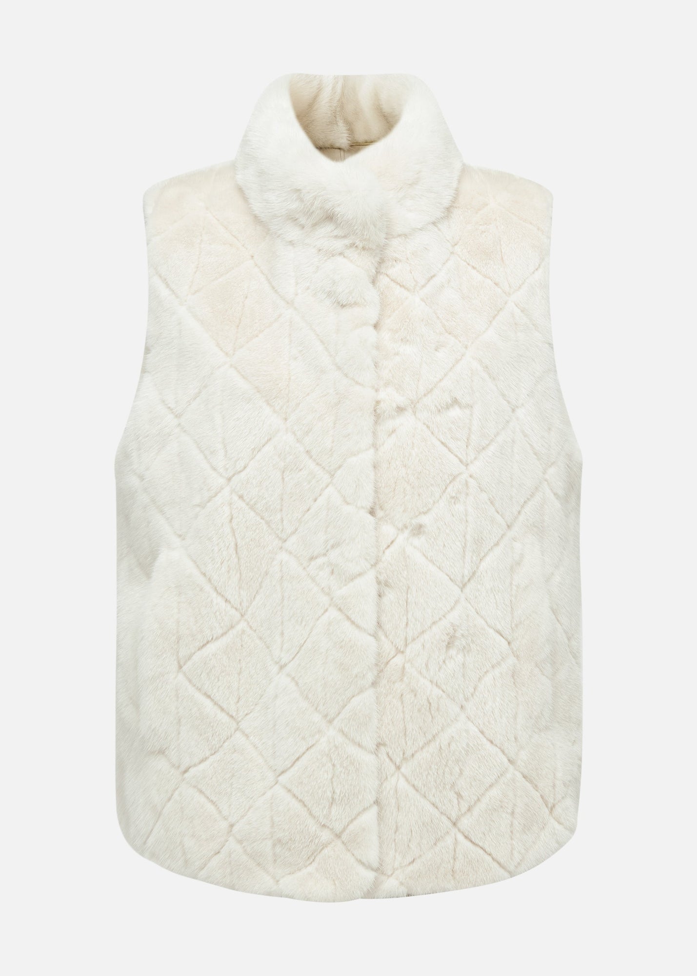 Sleeveless Coat | Beige