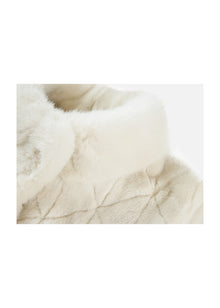 Sleeveless Coat | Beige