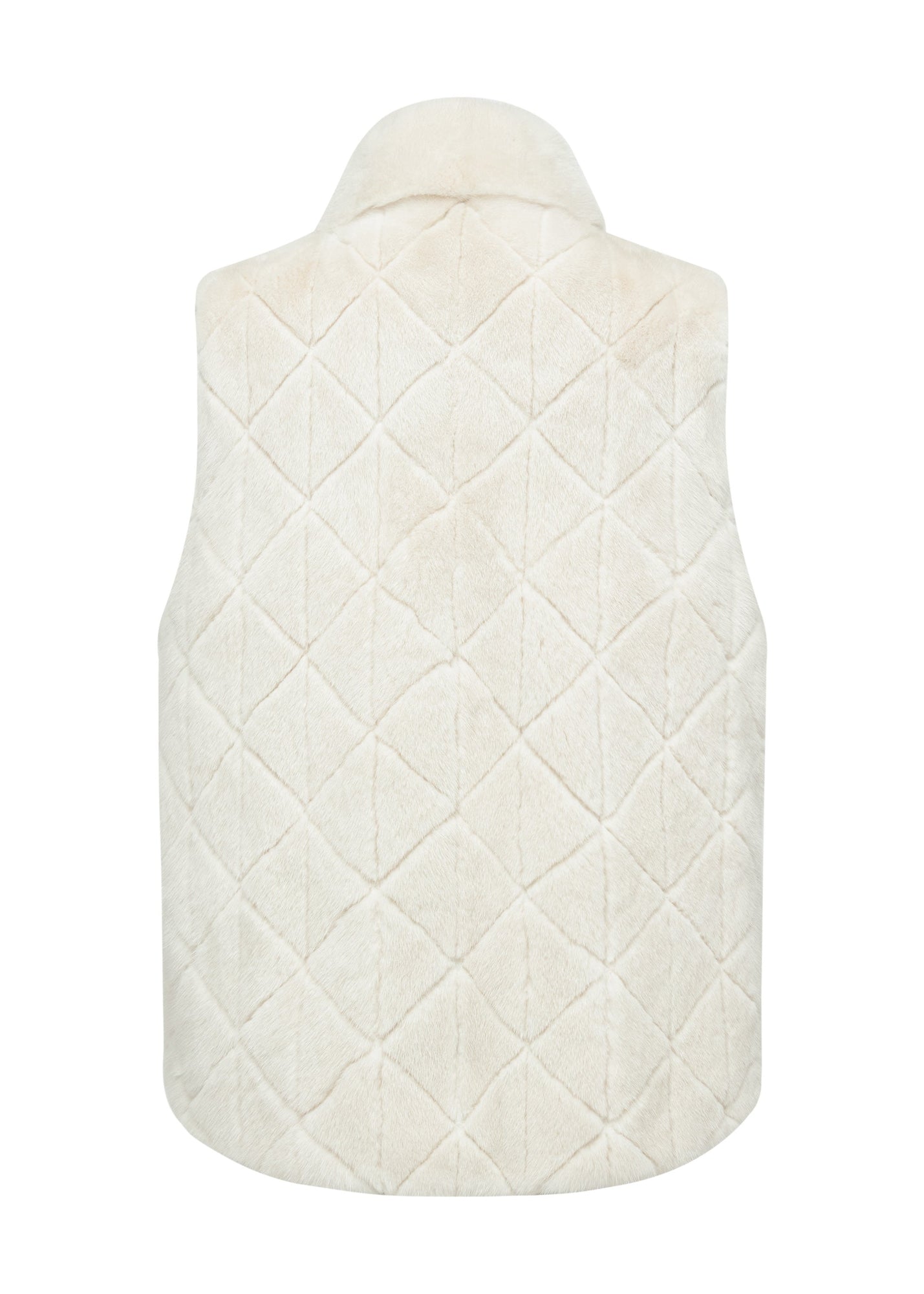 Sleeveless Coat | Beige