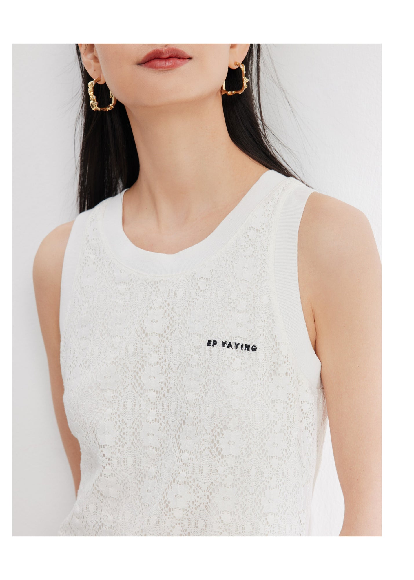 Sleeveless Dress | White