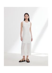Sleeveless Dress | White