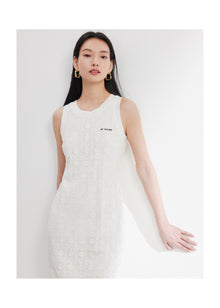 Sleeveless Dress | White