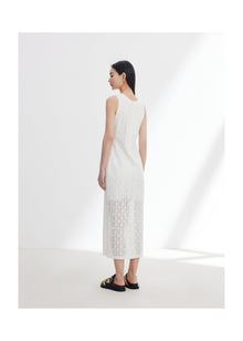 Sleeveless Dress | White