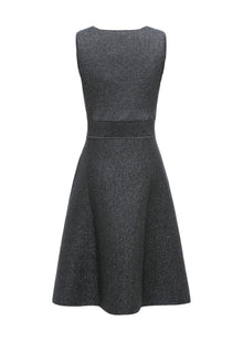 Sleeveless Mini Dress | Grey