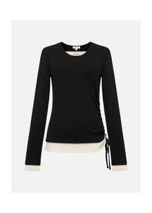 Slim-Fit Knit Base Layer Top | Black