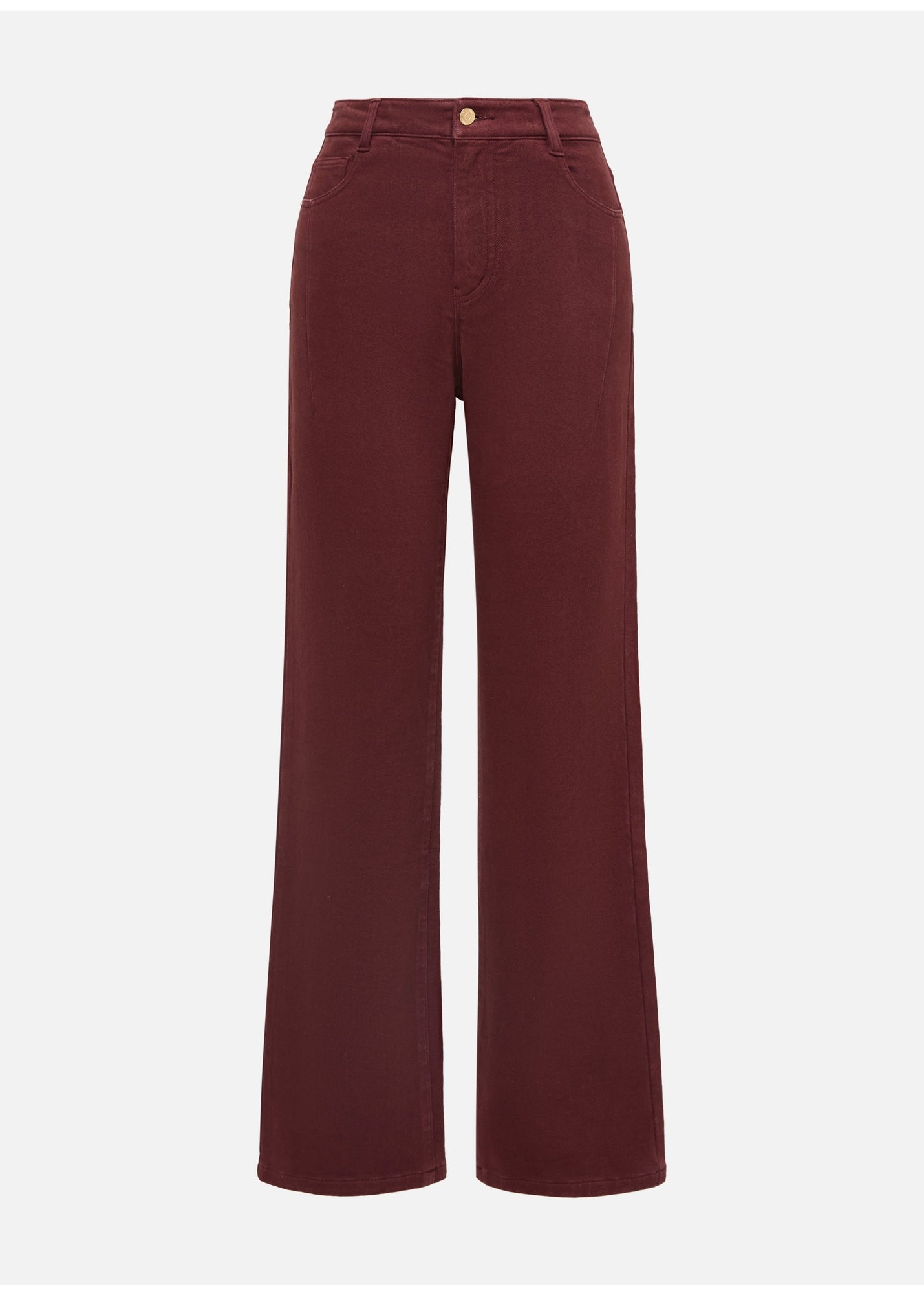 Slim Fit Pants | Burgundy