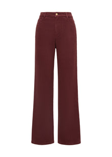 Slim Fit Pants | Burgundy