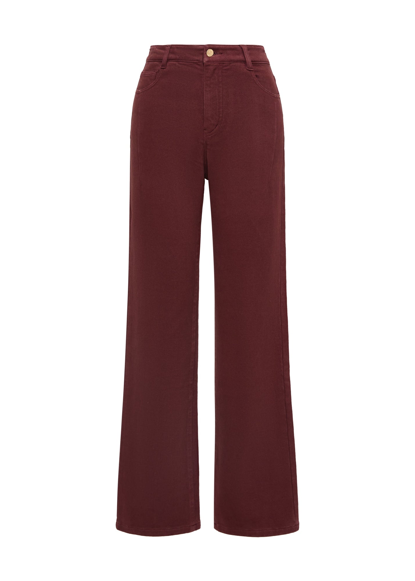 Slim Fit Pants | Burgundy