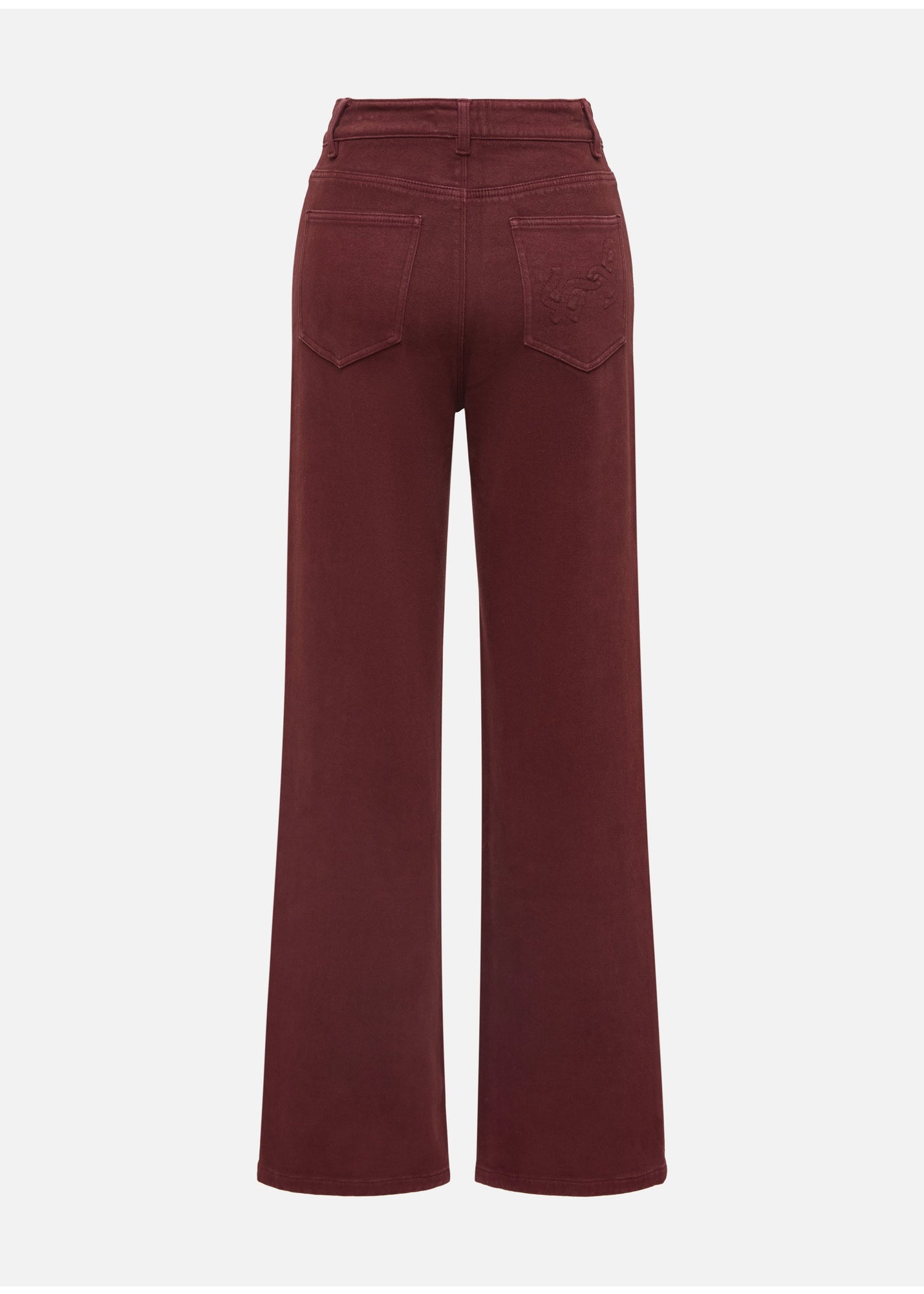 Slim Fit Pants | Burgundy
