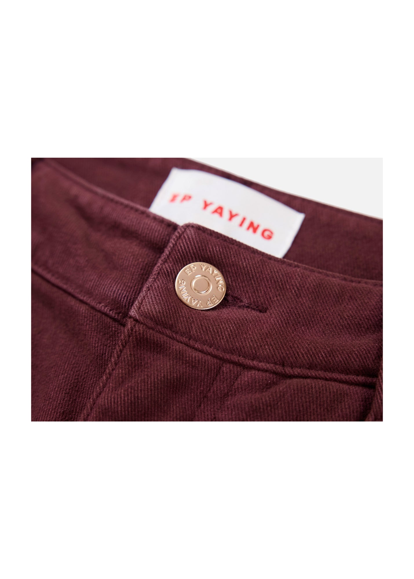 Slim Fit Pants | Burgundy