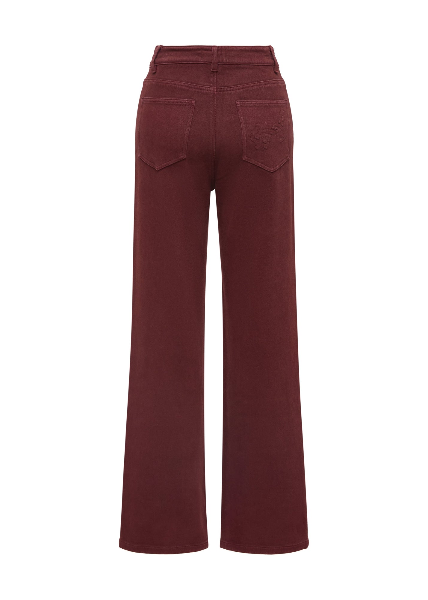 Slim Fit Pants | Burgundy