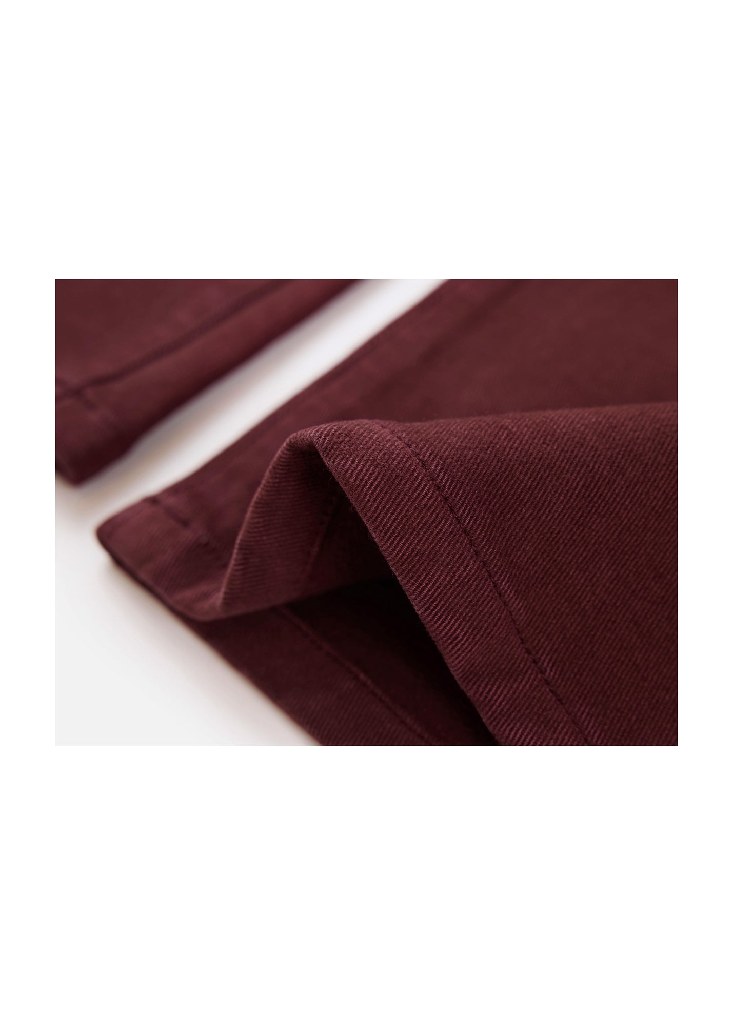 Slim Fit Pants | Burgundy