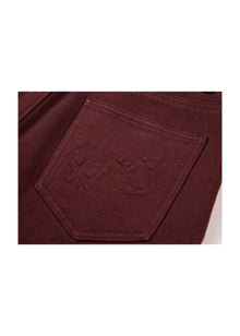 Slim Fit Pants | Burgundy