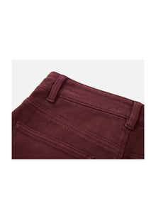 Slim Fit Pants | Burgundy