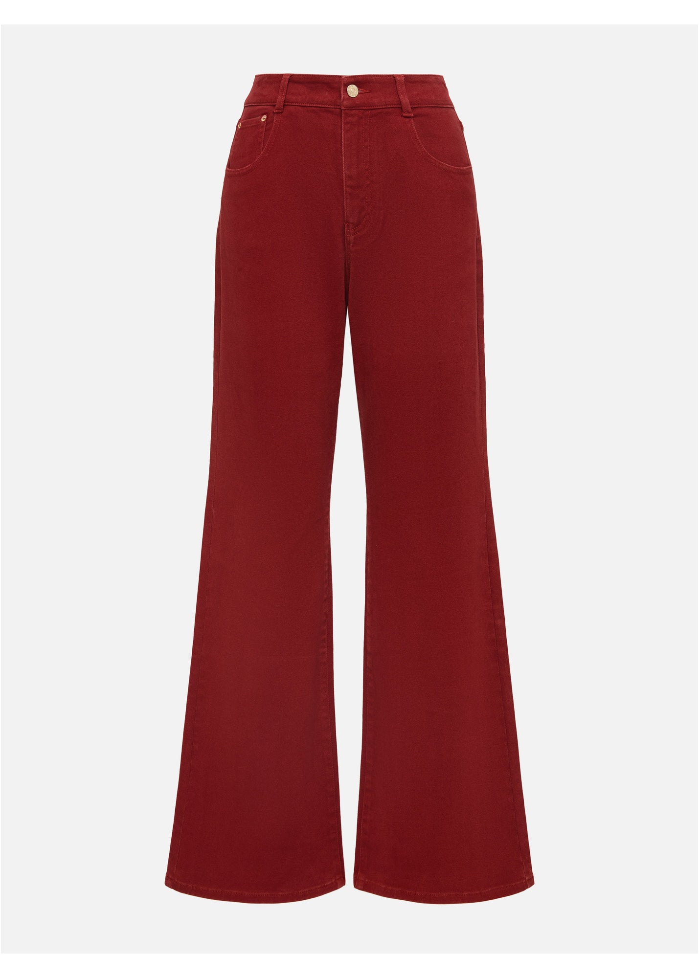 Slim Fit Pants | Red
